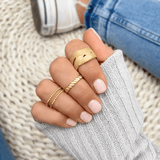 Braided Lines Ring