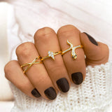 Double Midi Ring