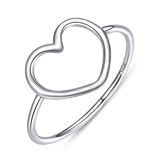 Minimalist Heart Ring