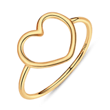 Minimalist Heart Ring
