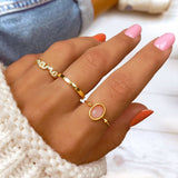 Pink Glitter Ring