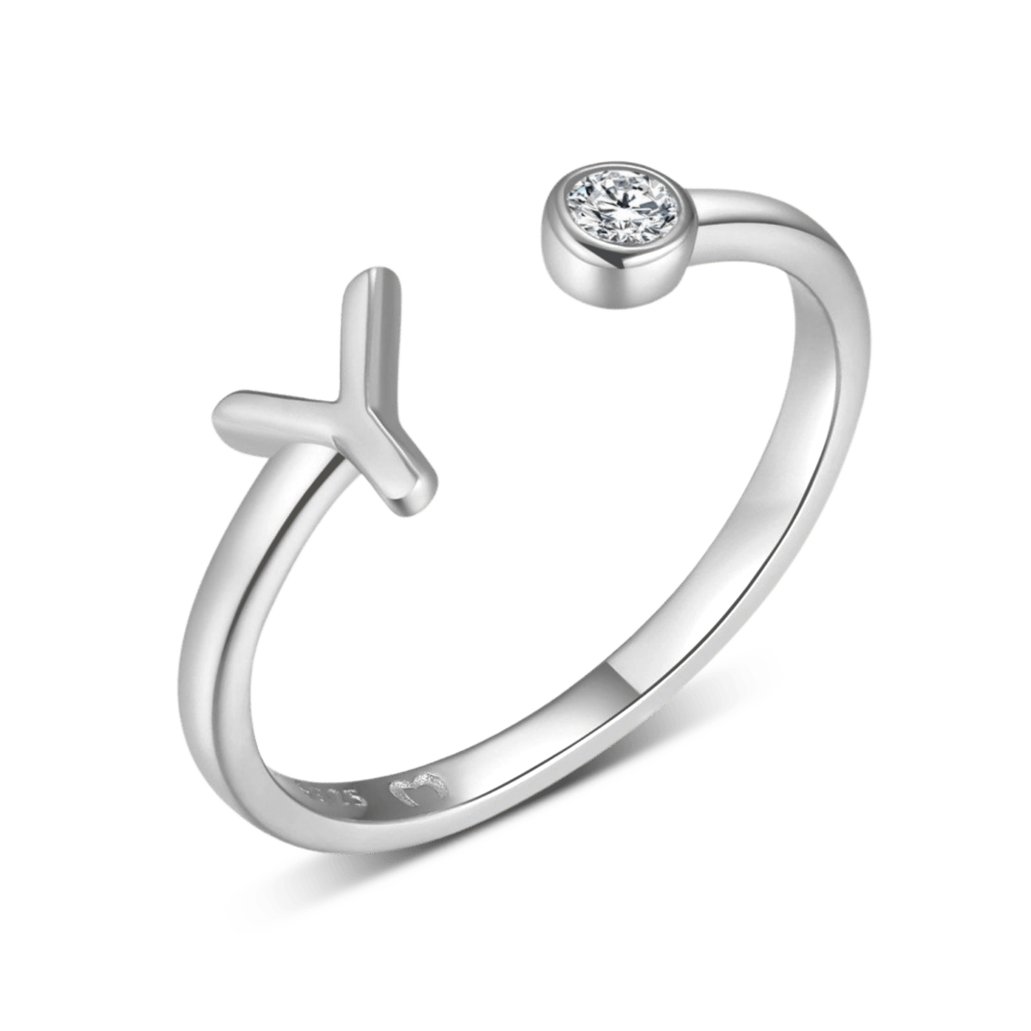 Top Letter Ring