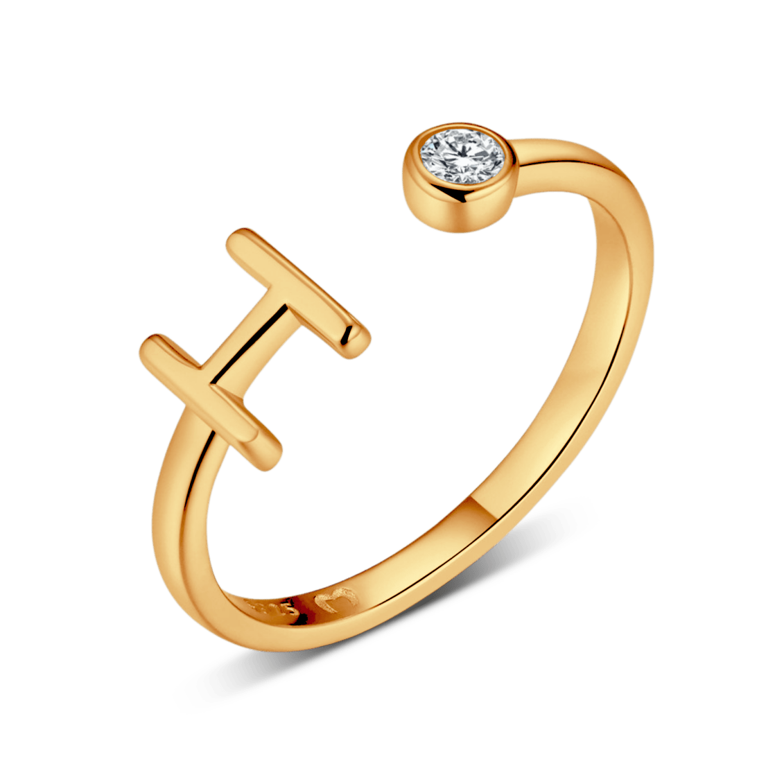 Top Letter Ring