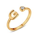 Top Letter Ring