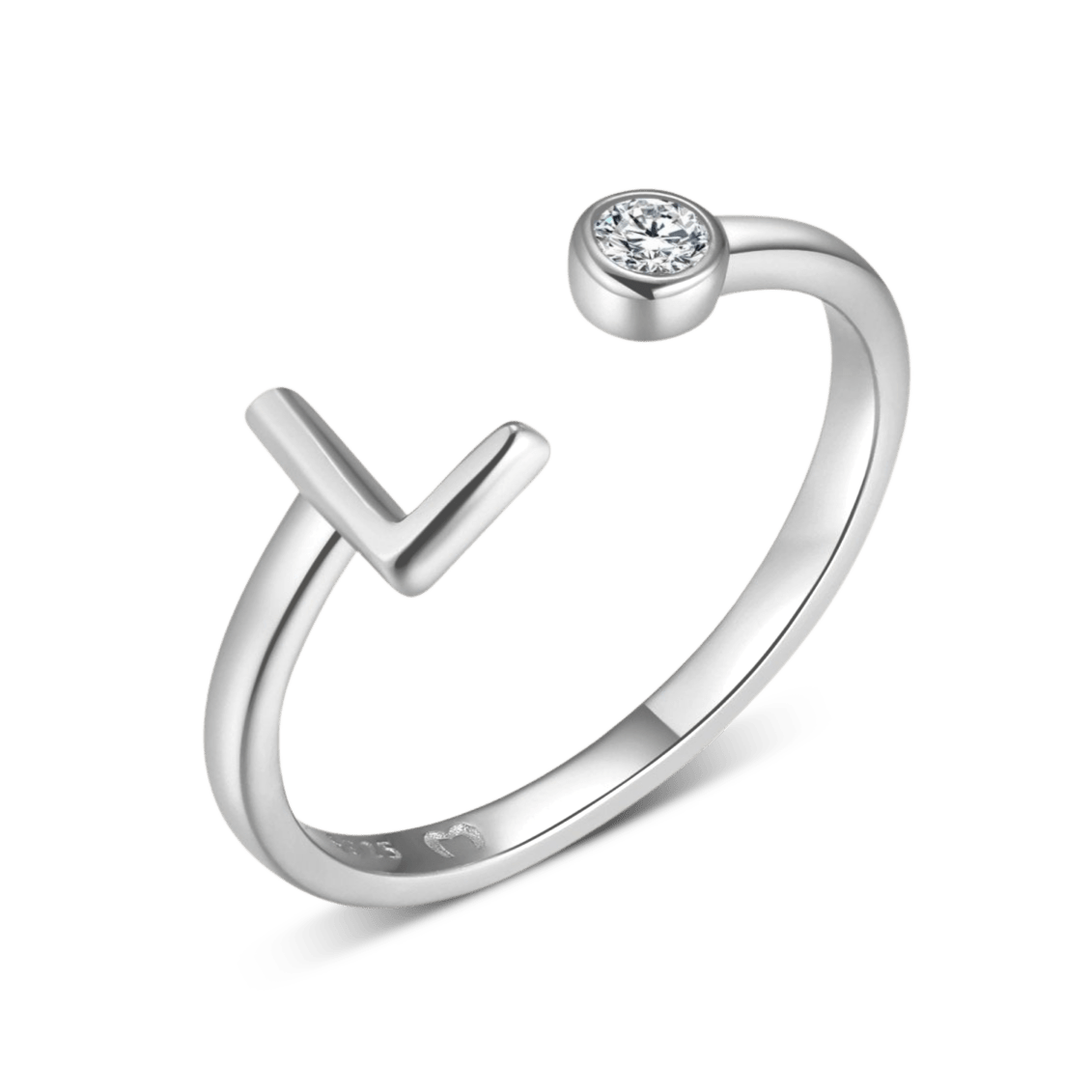 Top Letter Ring