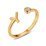 Top Letter Ring