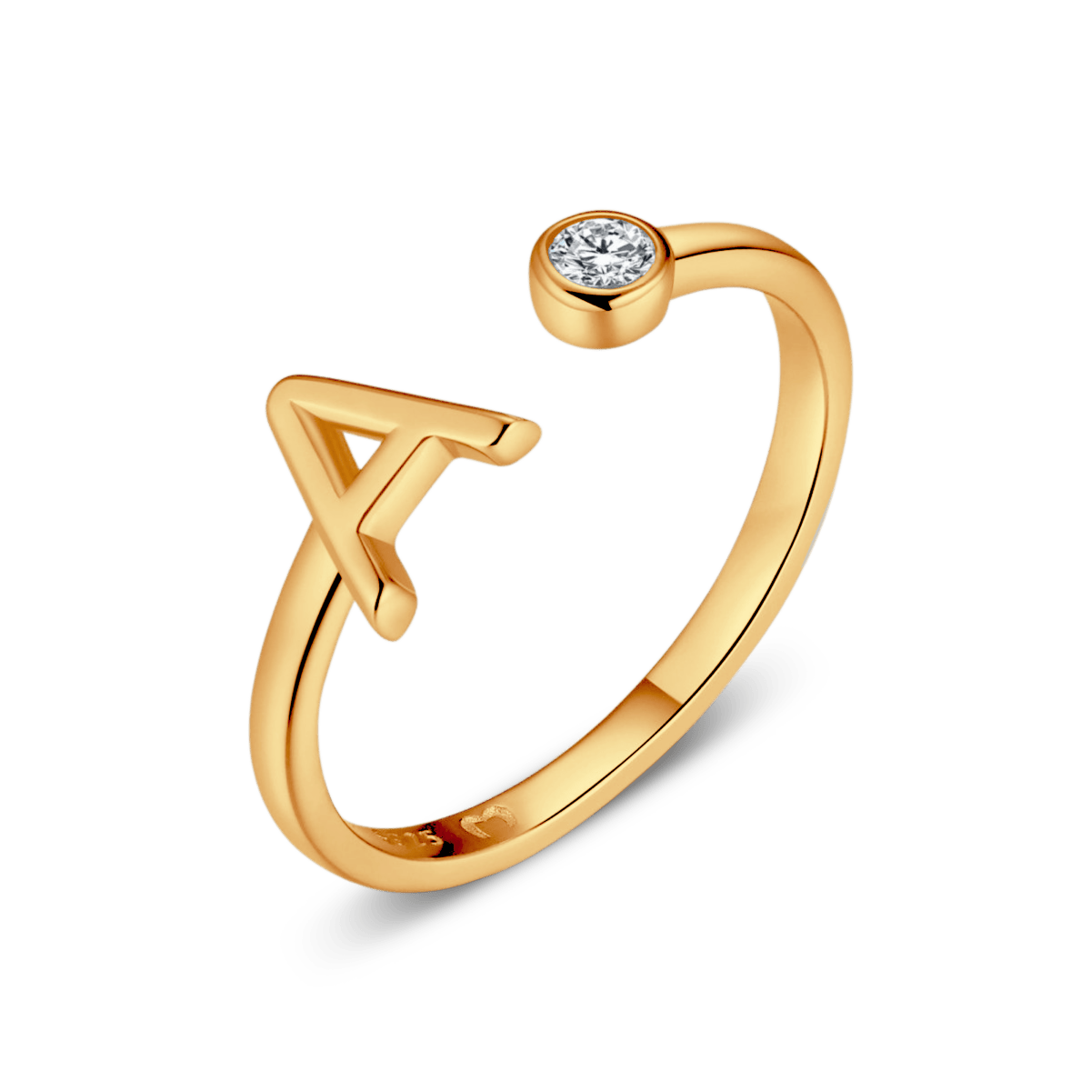 Top Letter Ring
