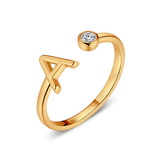 Top Letter Ring