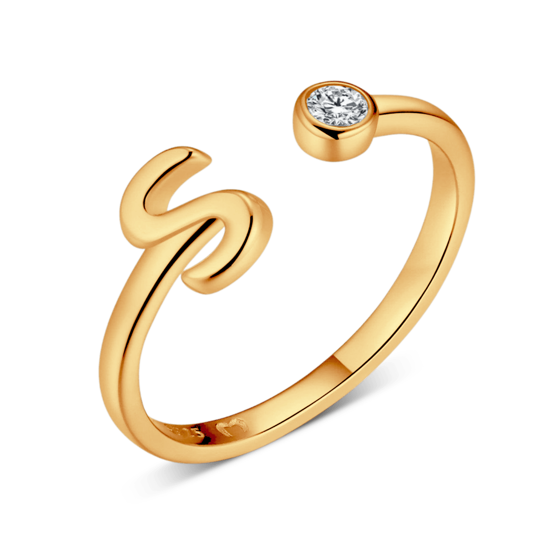 Top Letter Ring