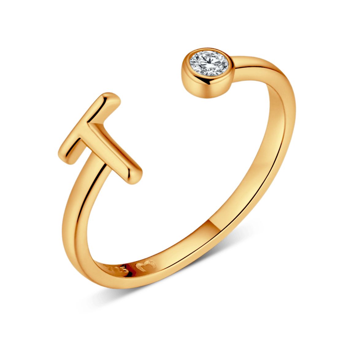 Top Letter Ring