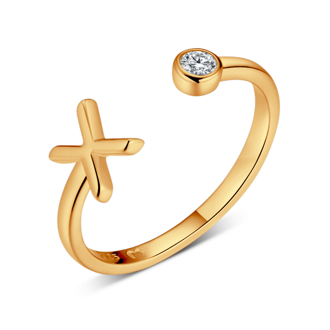 Top Letter Ring
