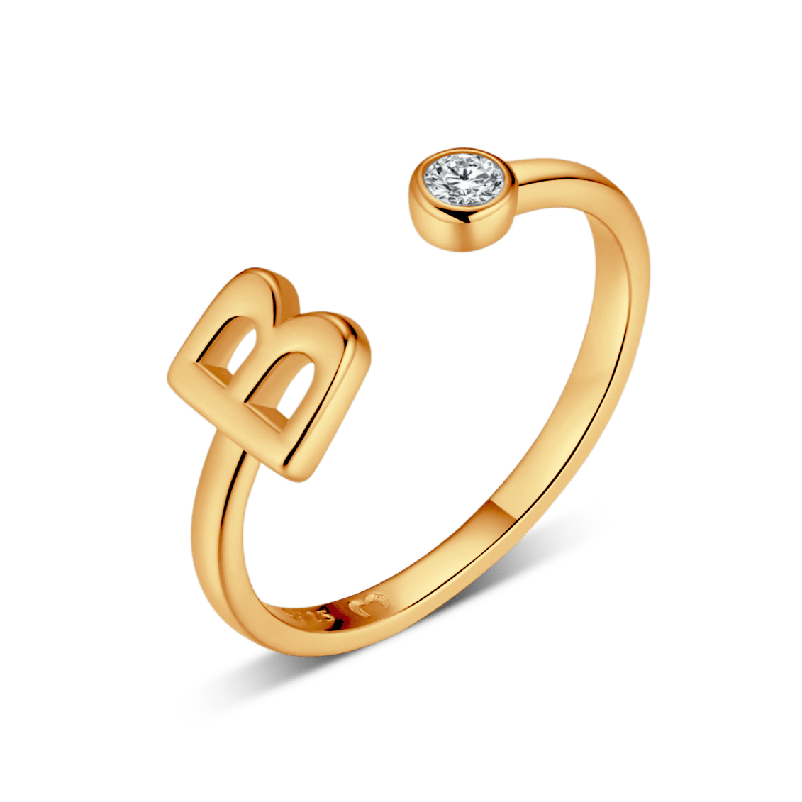 Top Letter Ring