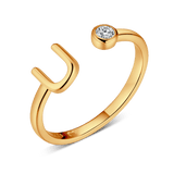 Top Letter Ring