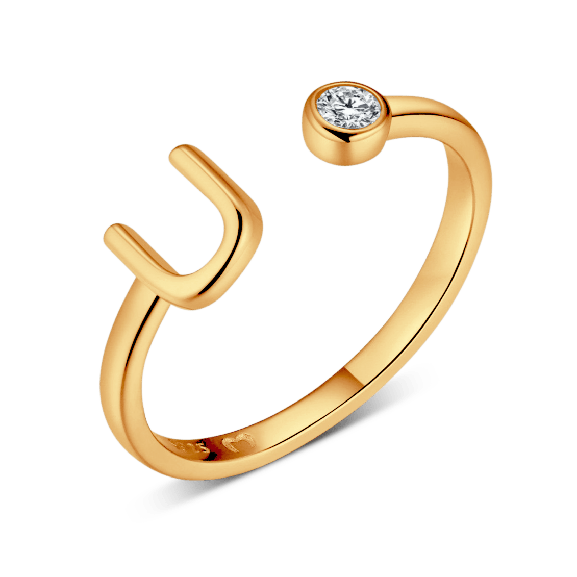 Top Letter Ring