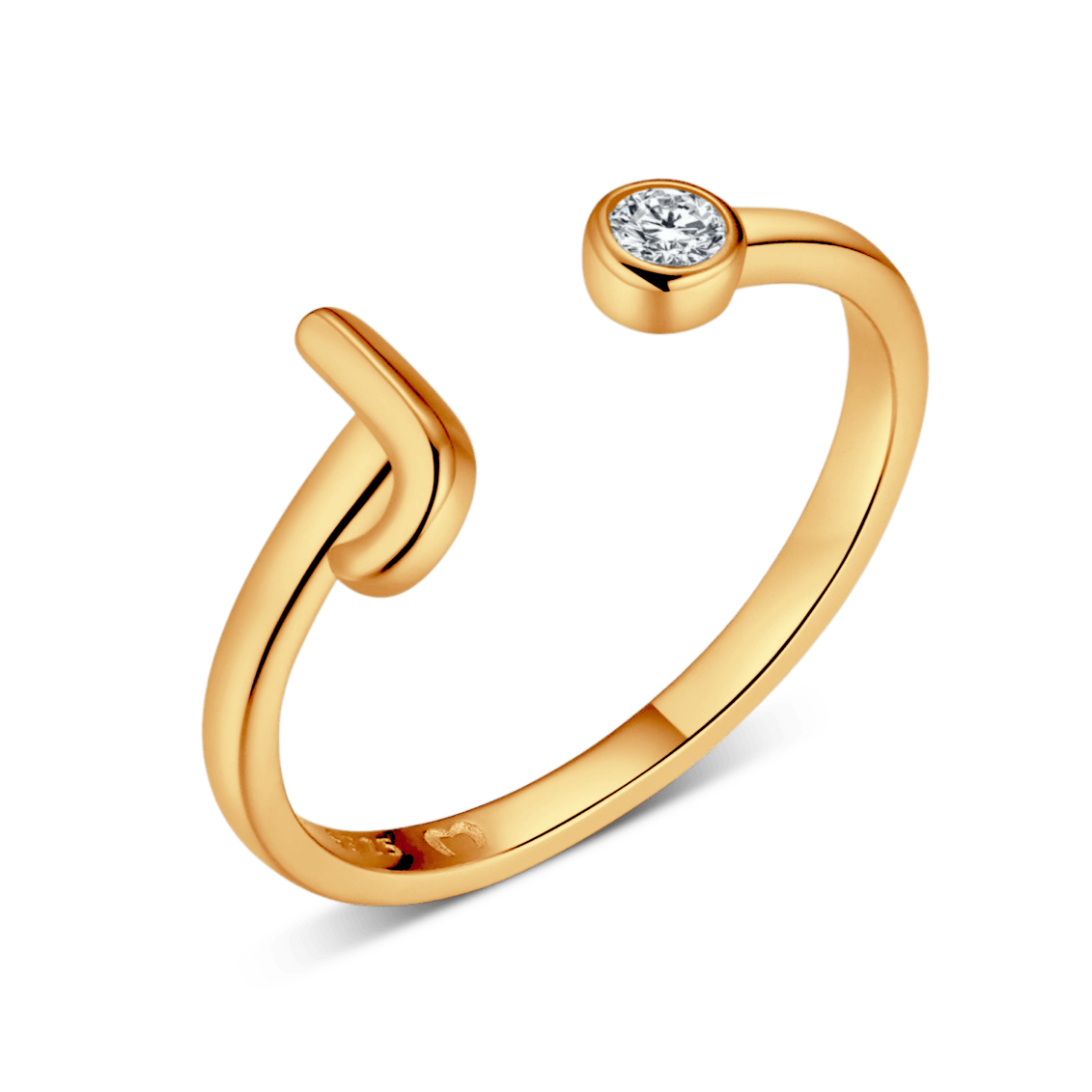 Top Letter Ring