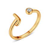 Top Letter Ring
