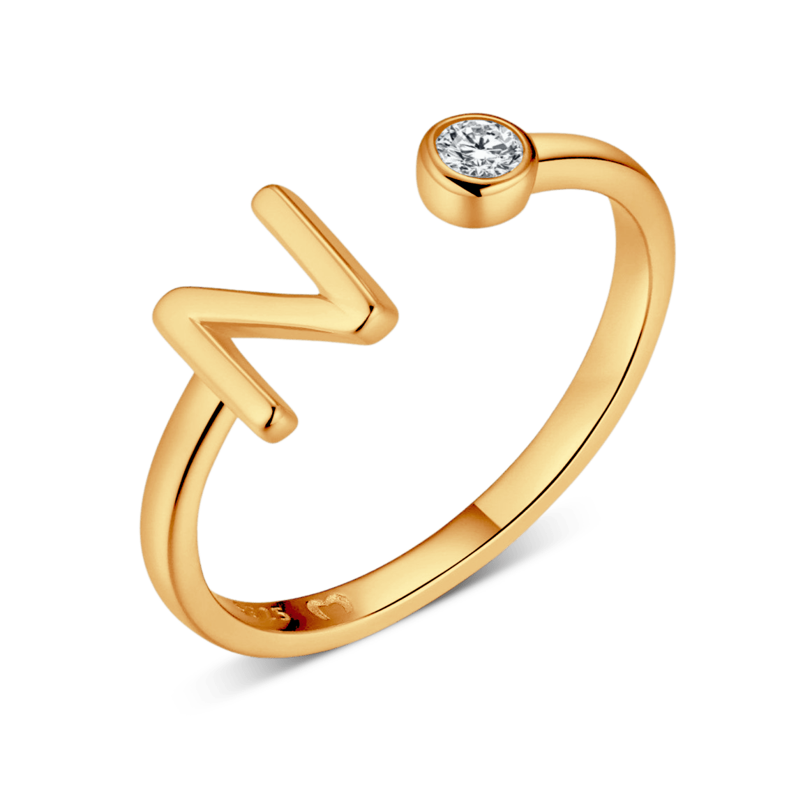 Top Letter Ring
