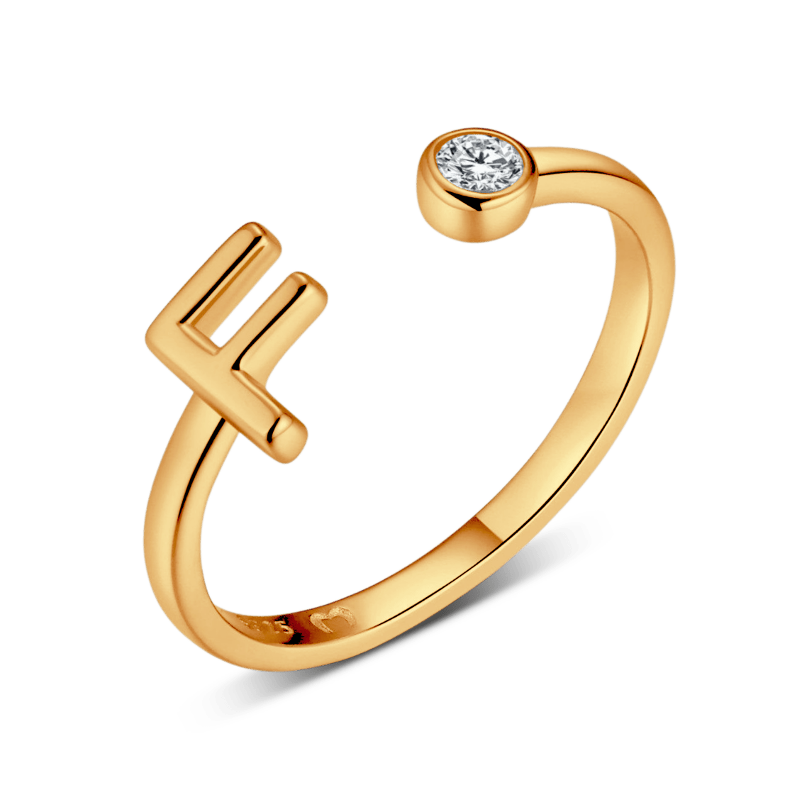Top Letter Ring