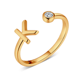 Top Letter Ring