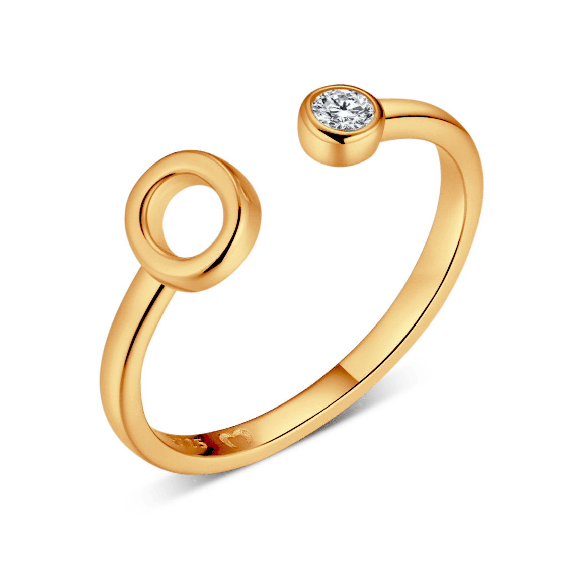 Top Letter Ring