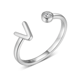 Top Letter Ring
