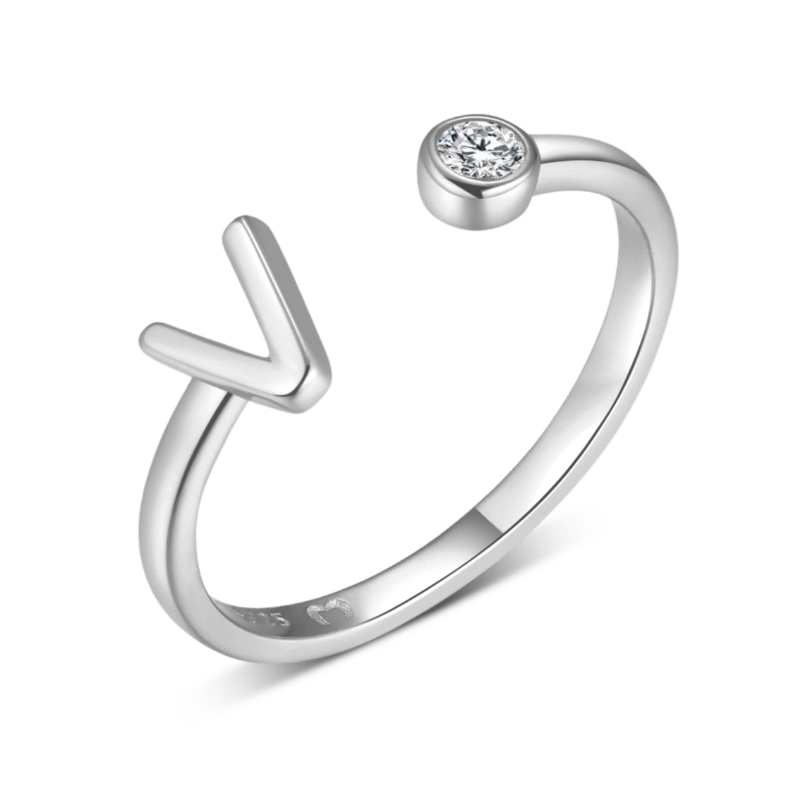 Top Letter Ring