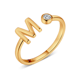 Top Letter Ring