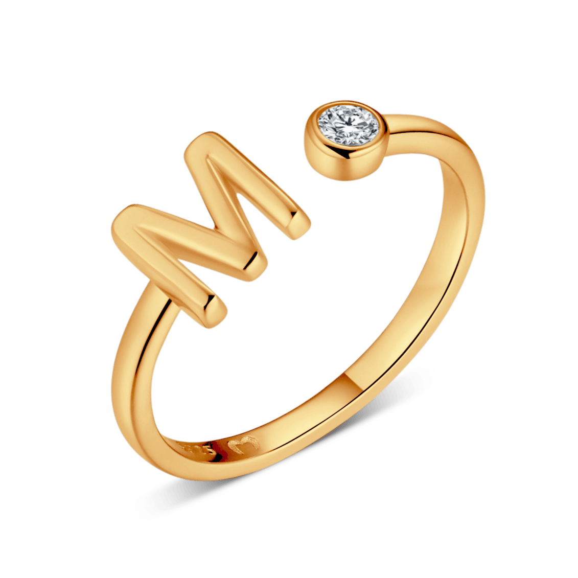 Top Letter Ring
