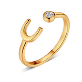 Top Letter Ring