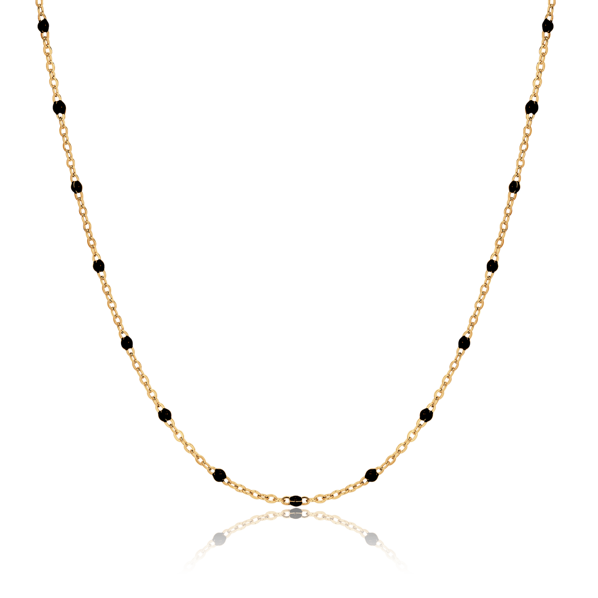 Black Beaded Necklace