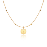 Initial Circle Necklace