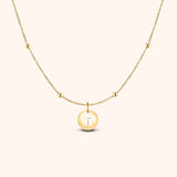 Initial Circle Necklace