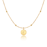 Initial Circle Necklace