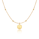 Initial Circle Necklace
