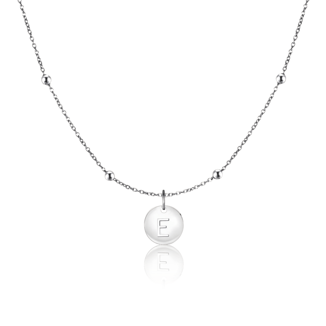 Initial Circle Necklace