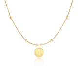 Initial Circle Necklace