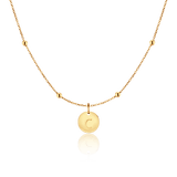 Initial Circle Necklace