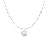 Initial Circle Necklace