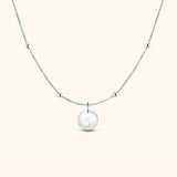 Initial Circle Necklace