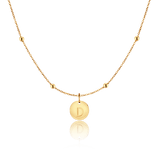 Initial Circle Necklace