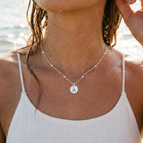 Initial Circle Necklace