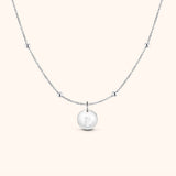 Initial Circle Necklace
