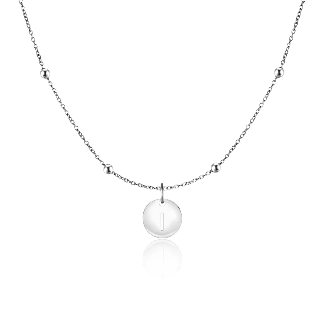 Initial Circle Necklace