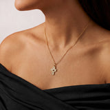 Diamond-Cross Necklace