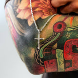Men's BRAVE Jesus Christ Cross Necklace
