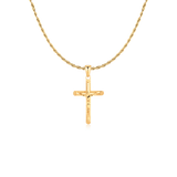 Men's BRAVE Jesus Christ Cross Necklace