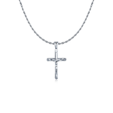 Men's BRAVE Jesus Christ Cross Necklace