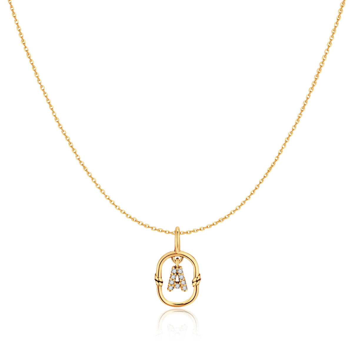Initial Pendant Necklace