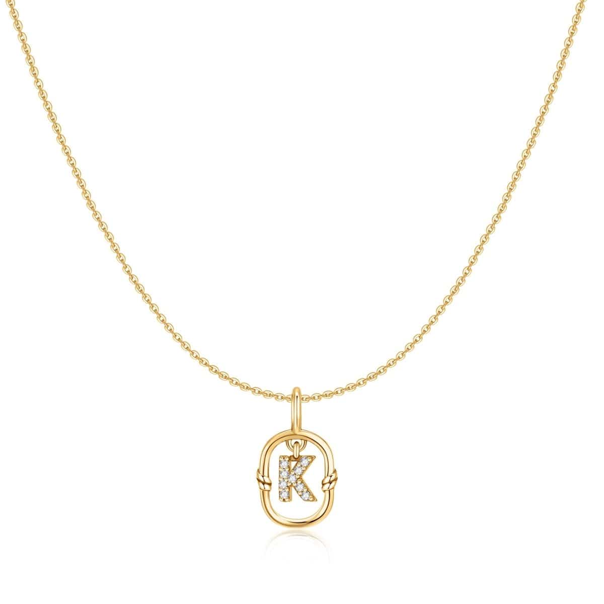 Initial Pendant Necklace