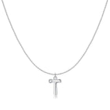 Initial Glitter Necklace